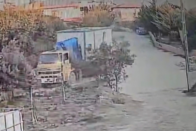 Konteyner hırsızlığı güvenlik kamerasında