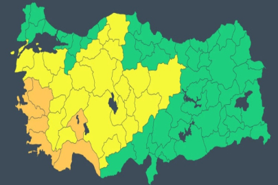 Meteoroloji'den 30 ile turuncu ve sarı kodlu sağanak, kar ve fırtına uyarısı