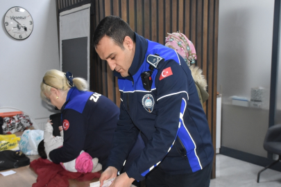 Niğde'de 'dilenci' operasyonu; paralar bebeğin bezinden çıktı