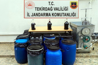 Tekirdağ'da 399 litre 'sahte şarap' ele geçirildi