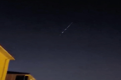 Erzincan semalarında ilginç görüntü