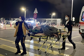 Eskişehir'de, 10 metrelik yükseklikten düşen kadın yaralandı