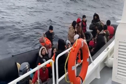 Çanakkale'de 15'i çocuk, 36 kaçak göçmen yakalandı
