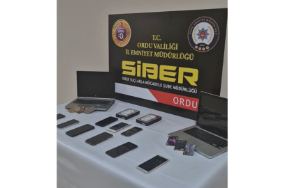 Ordu merkezli 10 ilde dolandırıcılık operasyonu; 17 gözaltı