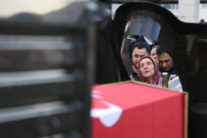 Şehit astsubay, son yolculuğuna uğurlandı