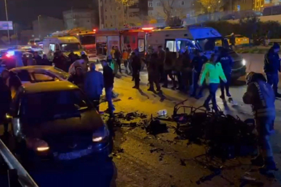 Esenler TEM bağlantı yolunda zincirleme trafik kazası: 1 ölü, 9 yaralı