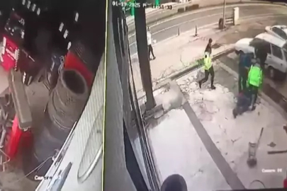 Şişirdiği lastiğin patlamasıyla yaralandı
