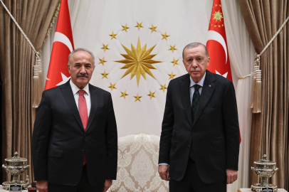 Cumhurbaşkanı Erdoğan, MGK Genel Sekreteri Hacımüftüoğlu'nu kabul etti