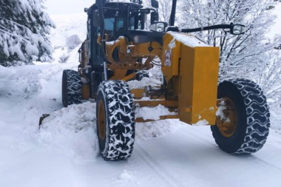 Elazığ'da kardan kapanan 113 köy yolu, ulaşıma açıldı