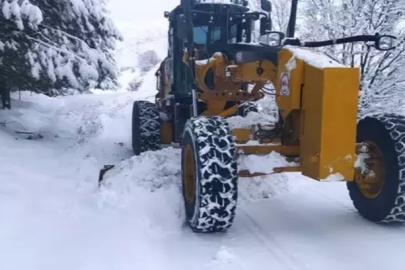 Elazığ'da kardan kapanan 54 köy yolu, ulaşıma açıldı