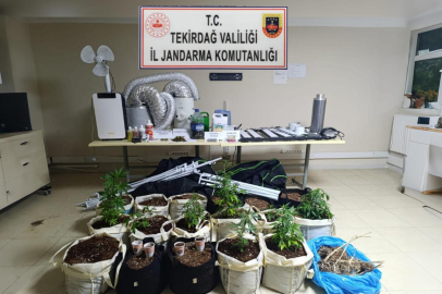 Evini uyuşturucu imalathanesine çeviren şüpheli yakalandı