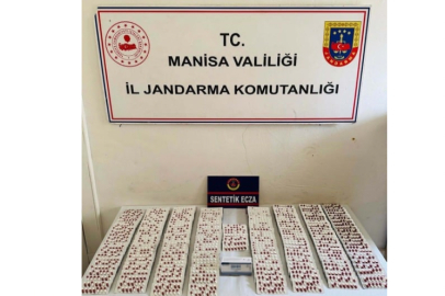 Manisa'da 3 bin 278 adet sentetik ecza hap ele geçirildi, 1 gözaltı