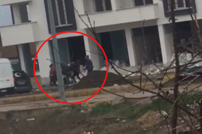 Tokat’ta işçilerin kavgası kamerada