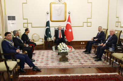 Cumhurbaşkanı Erdoğan, Pakistan kuvvet komutanlarını kabul etti