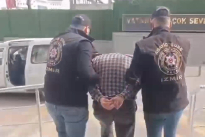 İzmir’de Firari Hükümlü Çift Çatıdan Kaçarken Yakalandı