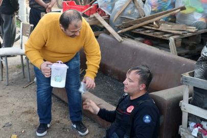 Antalya’da Yangın Müdahalesinde Yaralanan İtfaiye Erine Mahallelinin Duyarlı Göstergesi