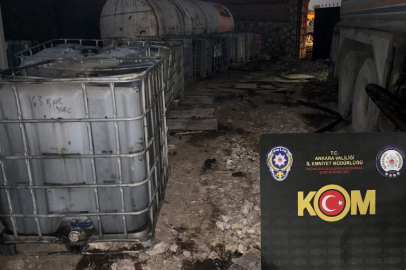Çubuk ve Yenimahalle'de Operasyonda 185 Bin Litre Kaçak Akaryakıt Ortaya Çıktı