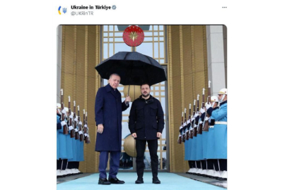 Ukrayna’nın Ankara Büyükelçiliği hesabından Erdoğan paylaşımı