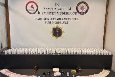 Samsun’da İki Adrese Uyuşturucu Baskını: 1 Kilo Metamfetamin Ele Geçirildi