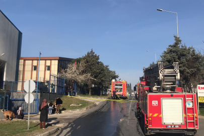 Tekirdağ'da Bir Deri Fabrikasında Çıkan Yangın Korkuttu
