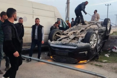 Makam aracıyla kaza yapan belediye başkanı ağır yaralandı