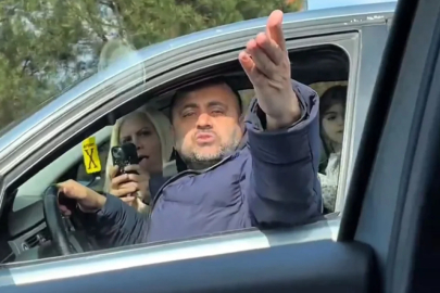 İstanbul'da trafik magandalığı: Sürücüye küfredip tehdit etti