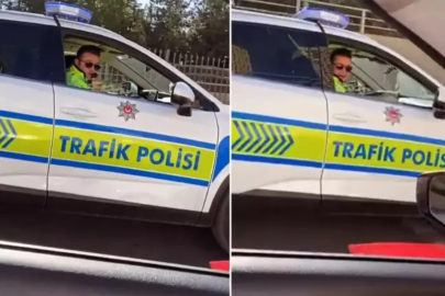 Trafik polisinden damada güldüren anons