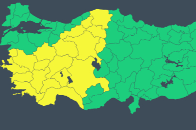 Meteoroloji'den 19 il için 'sarı' kodlu sağanak uyarısı