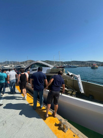 Bodrum'da teknede patlama: 3 yaralı (2)