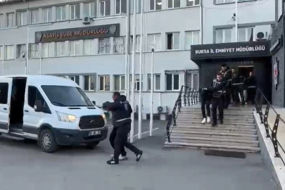 Bursa merkezli 17 ilde suç örgütü operasyonu; 38 tutuklama