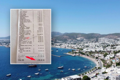 Bodrum'da bir mekanda ödenen milyonluk hesap şoke etti
