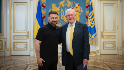 Zelenskiy, Trump'ın temsilcisi Kellogg ile bir araya geldi