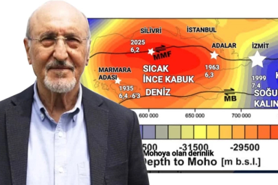 'Yüzeye doğru yükseliyor' diyerek haritada gösterdi! 7’den büyük depremler oluşturabilir