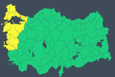 11 ilde sarı kod alarmı: Kuvvetli rüzgar ve fırtına uyarısı