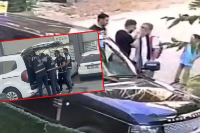 Kocaeli'de çocuklarının önünde babayı tokatlayan O.C. isimli şahıs tutuklandı