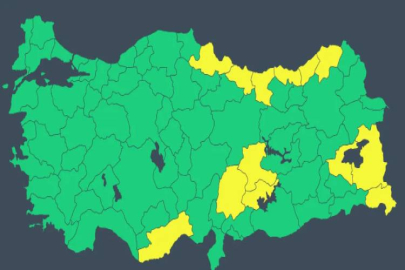 Sıcaklıklar 12 derece düşüyor: 13 ile sarı kodlu uyarı