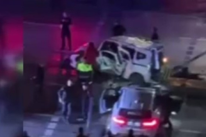 İstanbul'da polis kovalamacasında kaza: 1 ölü 4 yaralı