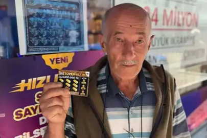 300 lira verdi, 24 milyon TL kazandı! 'Kendisine sakinleşmesi için su verdik'
