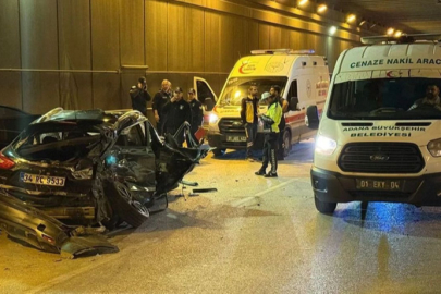 Adana'da korkunç kaza! Kafa kafaya çarpıştılar: 2 ölü, 1 yaralı var