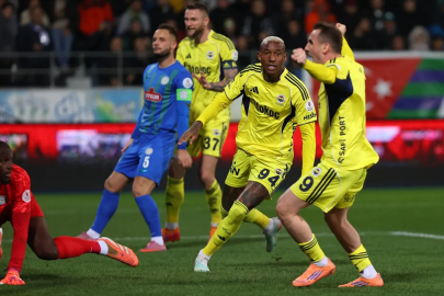 Fenerbahçe Çaykur Rizespor deplasmanında 5 gol attı: Muhteşem geri dönüş!