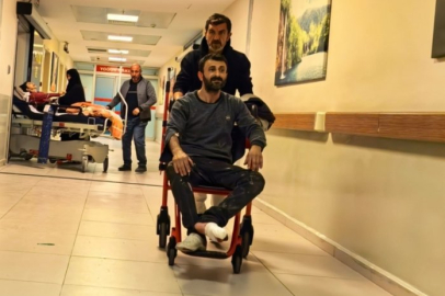 Bursa'da korkunç kaza! Testereyle odun keserken ayak parmağı koptu...