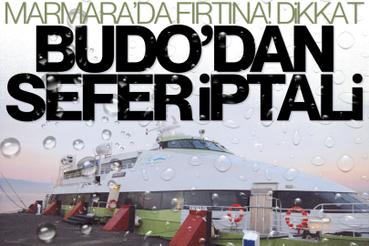 Marmara'da fırtına... İstanbul seferleri iptal edildi