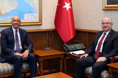 Bakan Güler ile Tom Barrack görüştü