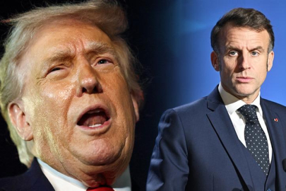 Şarap ve şampanyalarla tehdit etti, mesajını ifşa etti: Trump'tan Macron'u çileden çıkartacak hamle