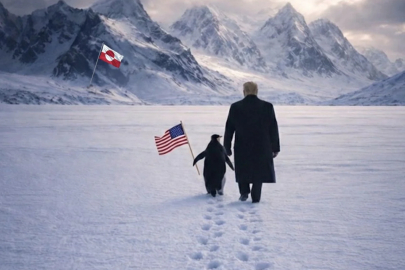 Beyaz Saray'da yapay zekalı Grönland paylaşımı: Penguenleri kucaklayın