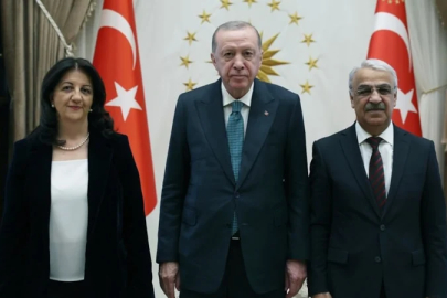 Cumhurbaşkanı Erdoğan, DEM heyetiyle bir araya geldi