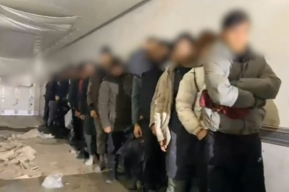 İran sınırından Türkiye'ye giren kaçak göçmenler, TIR'da yakalandı