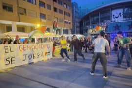 Real Madrid-Hapoel Tel Aviv basket maçı öncesi İsrail protesto edildi