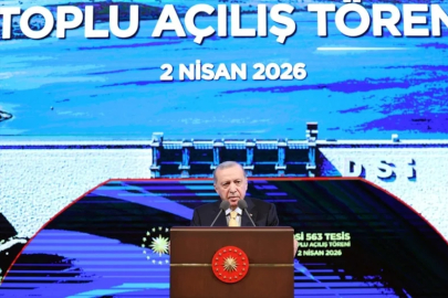 Cumhurbaşkanı Erdoğan 137 milyar liralık su yatırımların açılışını yaptı