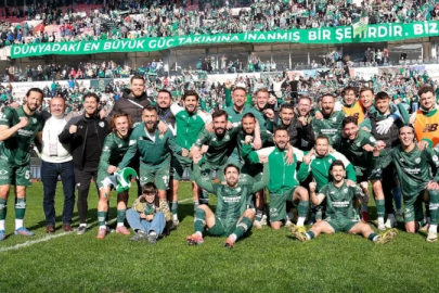 Bursaspor'un şampiyonluğuna bir puan kaldı